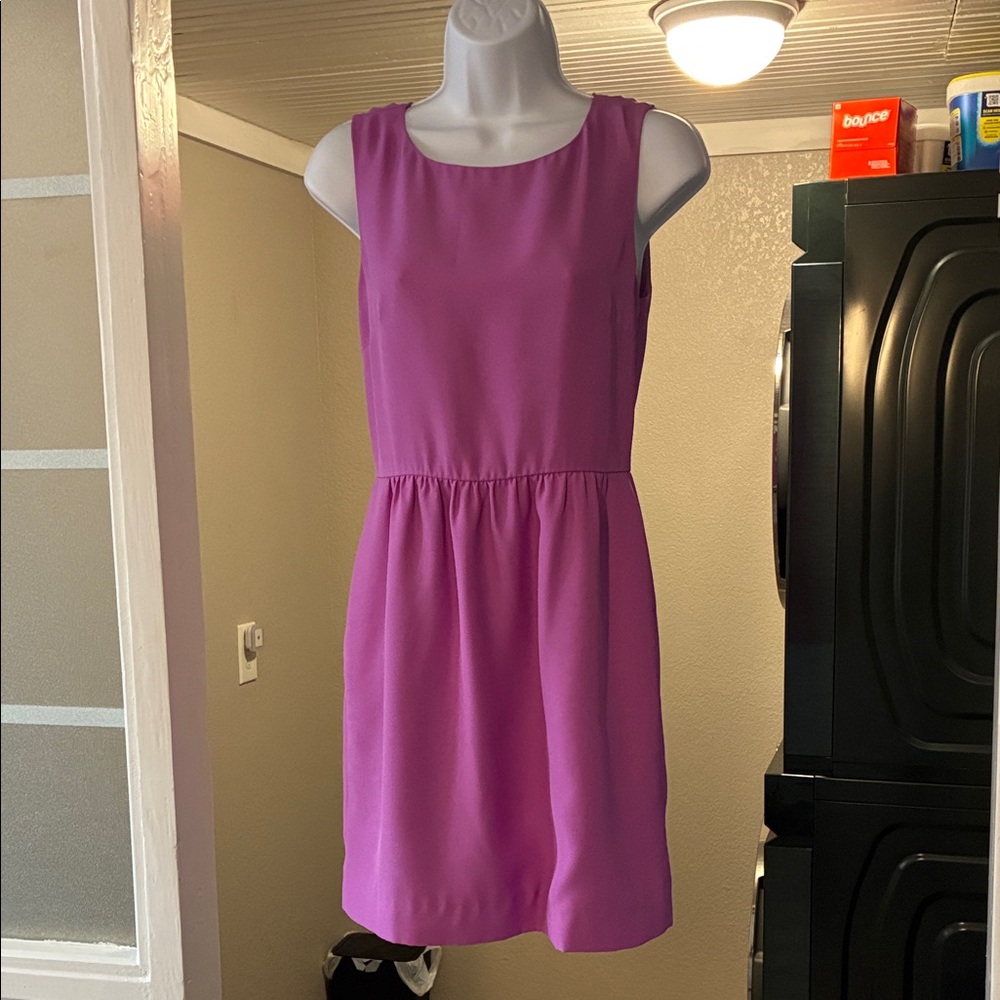 J. Crew Vibrant Purple Mini Dress